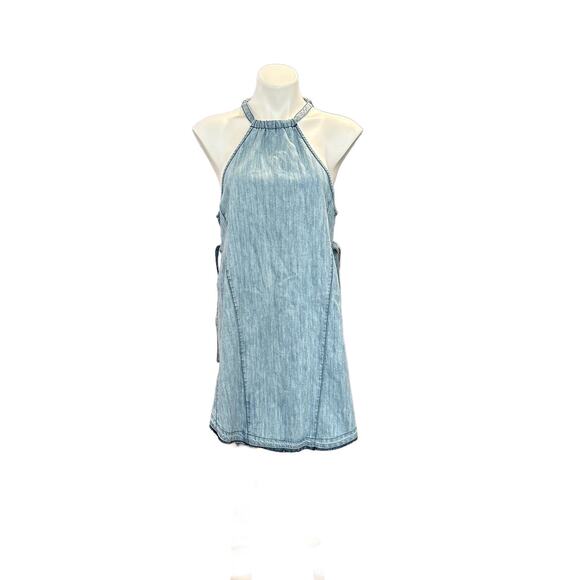 Free People Blue Denim Midi Dress - Picture 3 of 9